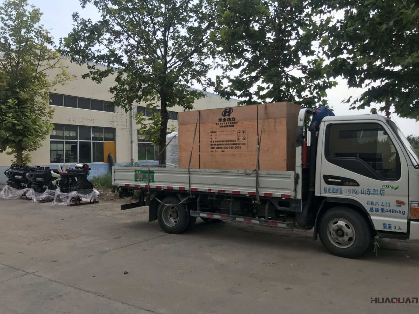 9月21日一臺30kw四保護柴油發電機組發往河北